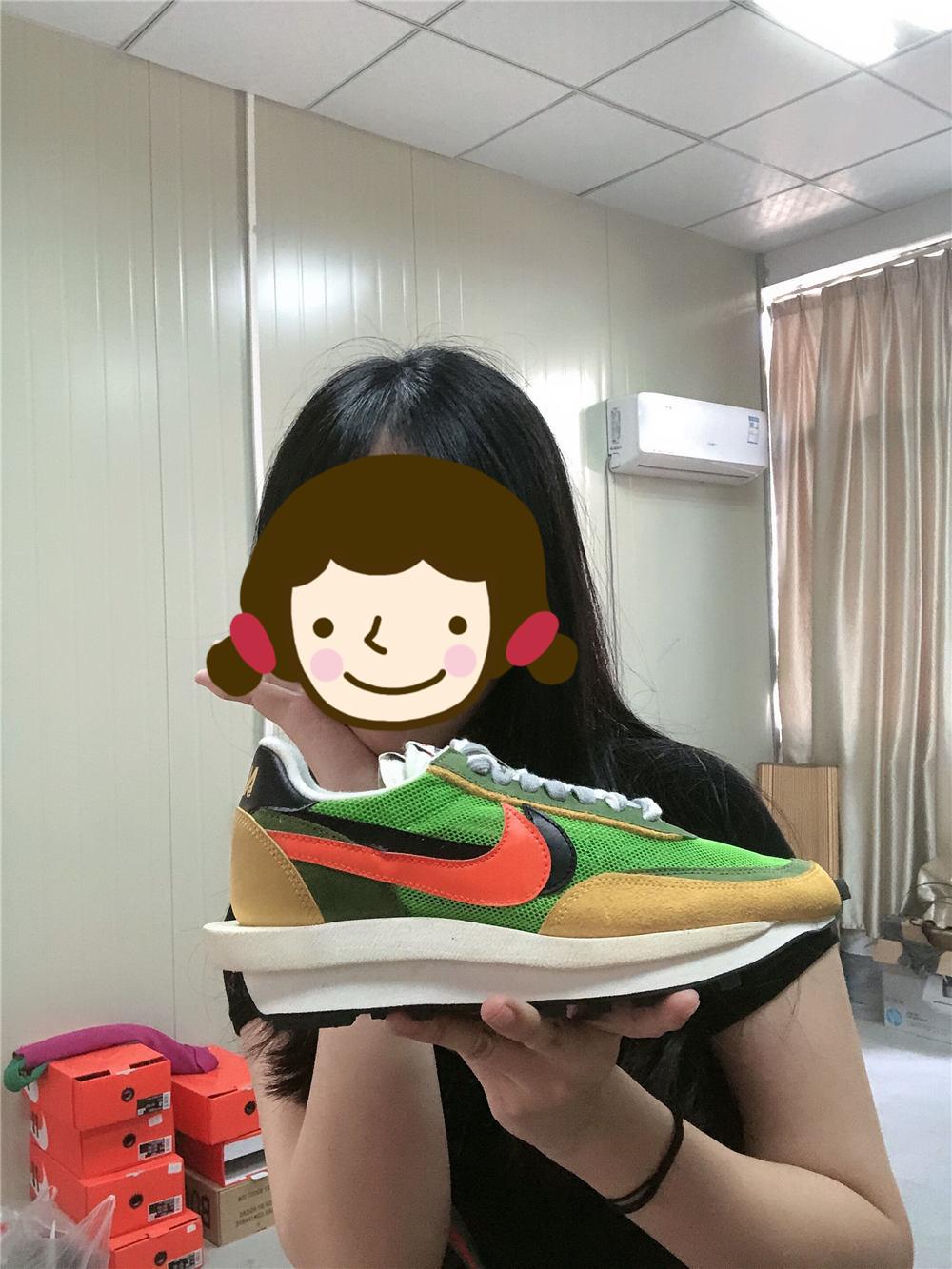 PK God Sacai X Nike LDV Waffle Green Multi retail matearials ready to ship